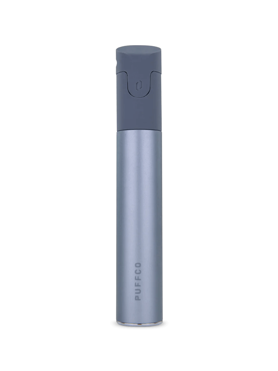 Puffco Pivot Mobile Vaporizer in sleek silver design for portable dabbing convenience.