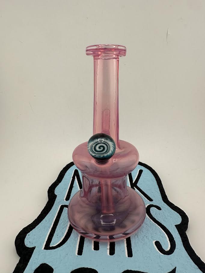 Filla John Glass Rig - Pink Mini Jammer w/ Wig Wag Worked Bottom