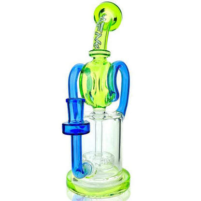 AFM Glass Andromeda 9.5" Recycler Dab Rig TX071 14mm 90°