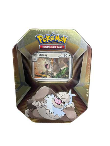 Pokémon TCG Triple Whammy Tin - Slaking 3 Booster Packs (English)