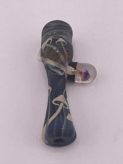 Danny W Glass Chillum / Onie Pipe - Mushroom Sandblasted