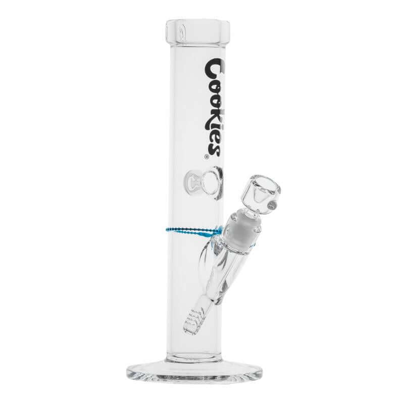 Cookies Original Straight Water Pipe made of durable borosilicate glass with a classic design for smooth smoking.