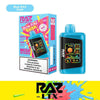 Blue Raz Gush Disposable Vape with 25K Puffs, featuring a colorful design and mega HD screen.
