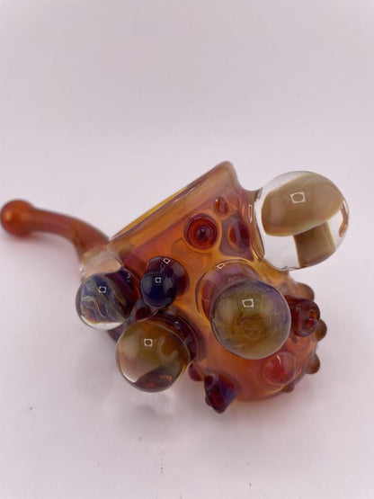 Brando Glass Puffco Proxy - Fumed w / Marbles and Horn