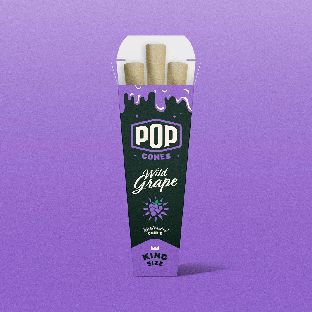 Pop Cones King Size Unbleached Cones