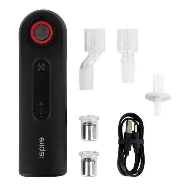 iSpire The Wand Induction Heater with accessories, perfect for portable dabbing and vaporizing.