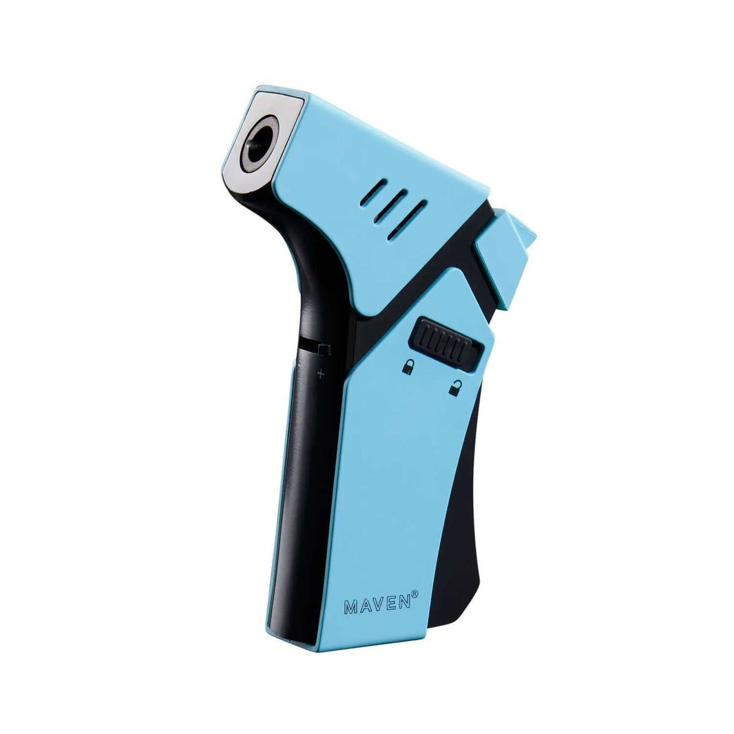 Maven Pro Butane Torch in blue, designed for culinary and crafting precision and versatility.