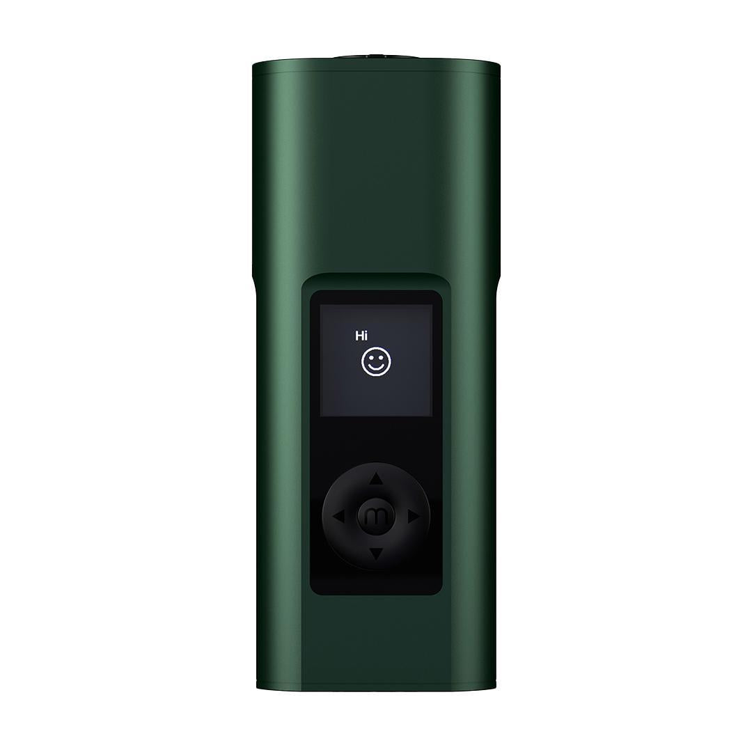 Arizer Herbal Vaporizer-Solo III (3) V2 ( Coming Soon ) in sleek green design with digital display and control buttons.