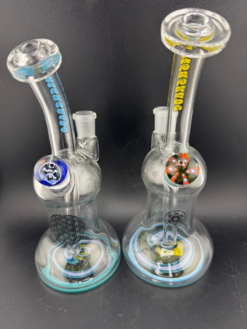 Highgrade Glass Banger Hanger w/ Reversal Bottom 14mm 90°