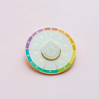 Occasionalish Enamel Pin - Spinning Numbers