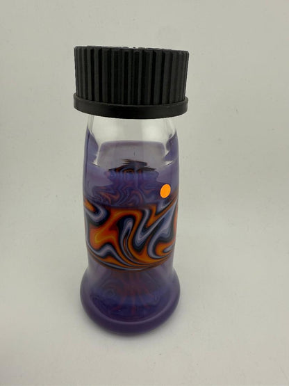 Highgrade Glass  Jar & Pipe Set Pink
