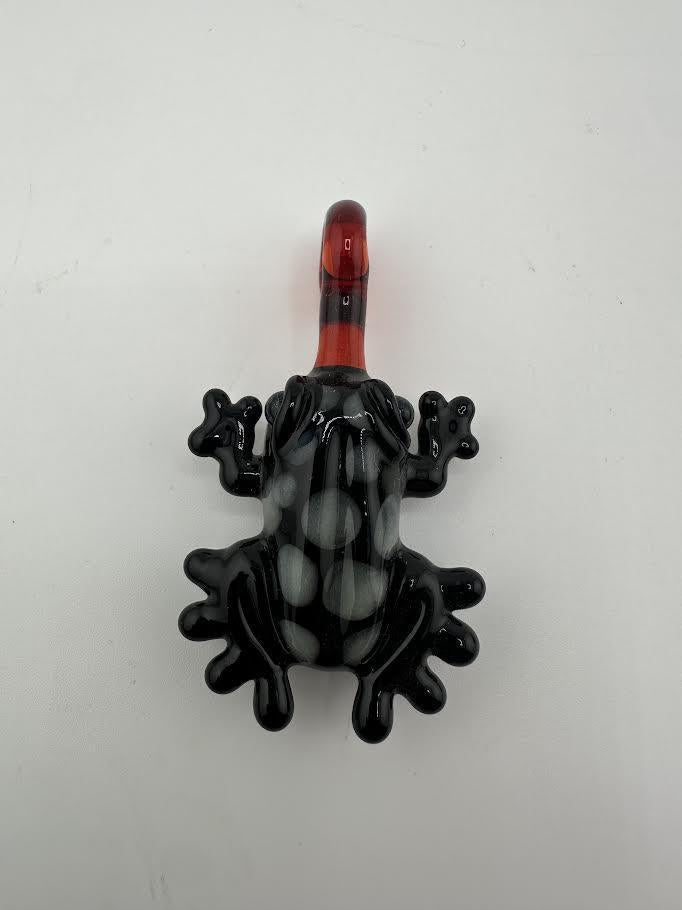 Tim Doane Glass Pendant / Necklace -  Frog