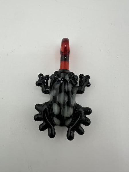 Tim Doane Glass Pendant / Necklace -  Frog