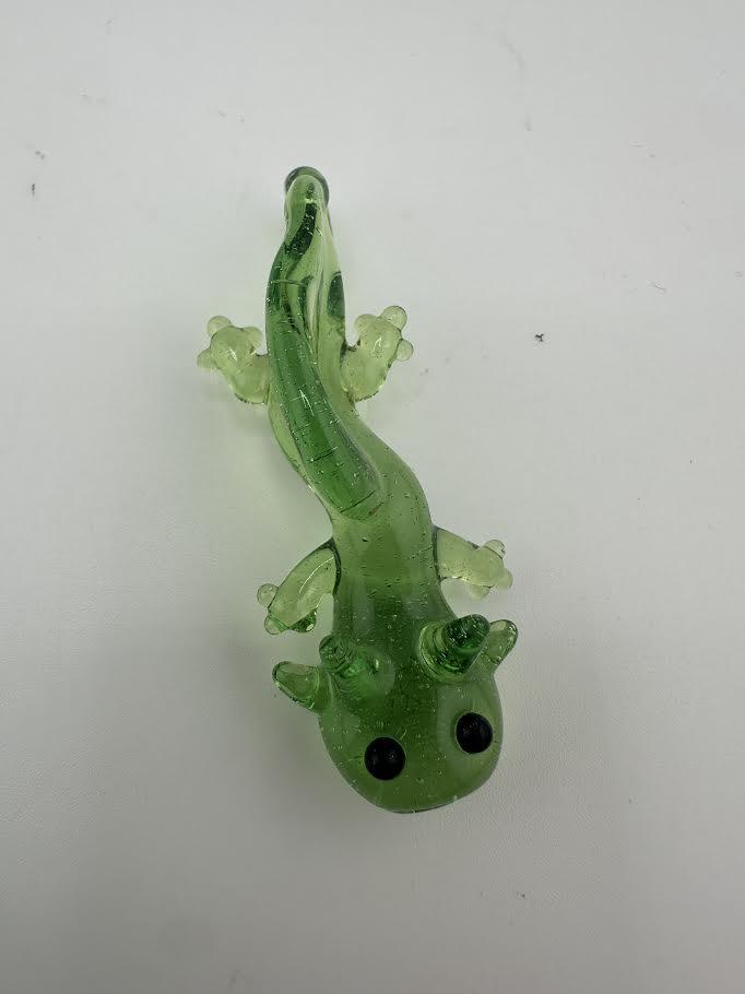 Tim Doane Glass Pendant / Necklace -  Axolotl