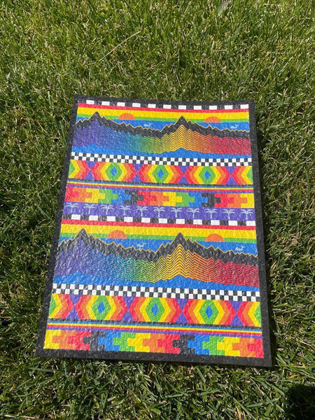 MoodMats x Pop D Glass – Rainbow Rug Protective Mat