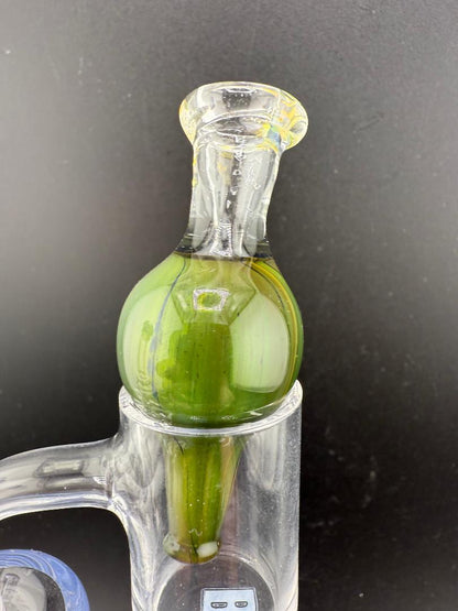 Fixed On Flow Glass Half Color Space Tech Bubble Cap