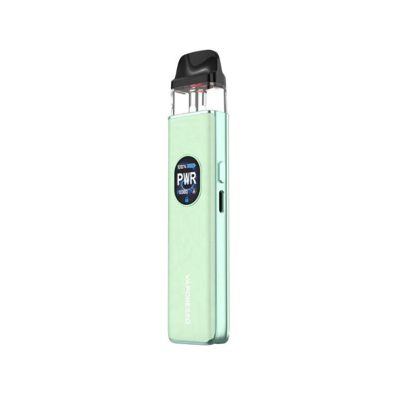 Vaporesso Xros 5 in mint green, showcasing sleek design and advanced features for a superior vaping experience.