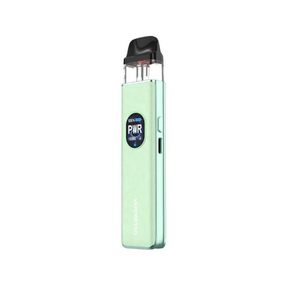 Vaporesso Xros 5 in mint green, showcasing sleek design and advanced features for a superior vaping experience.