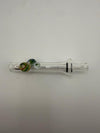 Home blown glass color accented slider - Blunt, featuring vibrant color accents and precision craftsmanship.