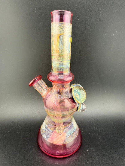 Royals Glass Fumed Pink Rig 10mm 45°