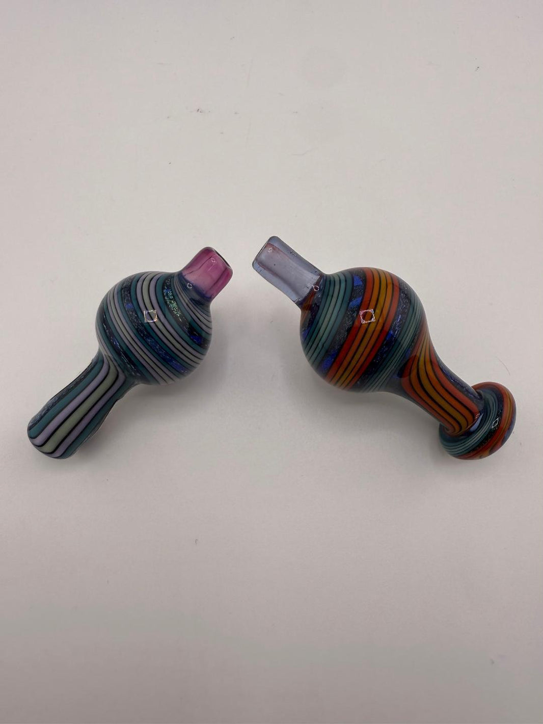 Highgrade Glass Line Work Dichro Bubble Cap