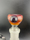Highgrade Glass Single Color Red / Orange 14mm Bowl piece