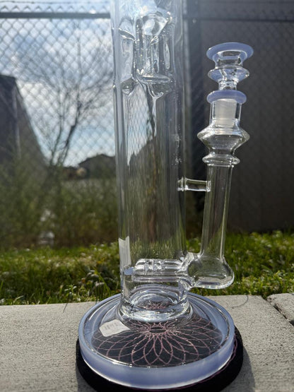 Hwy Glass 16' Straight Tube Blue 14mm 90°