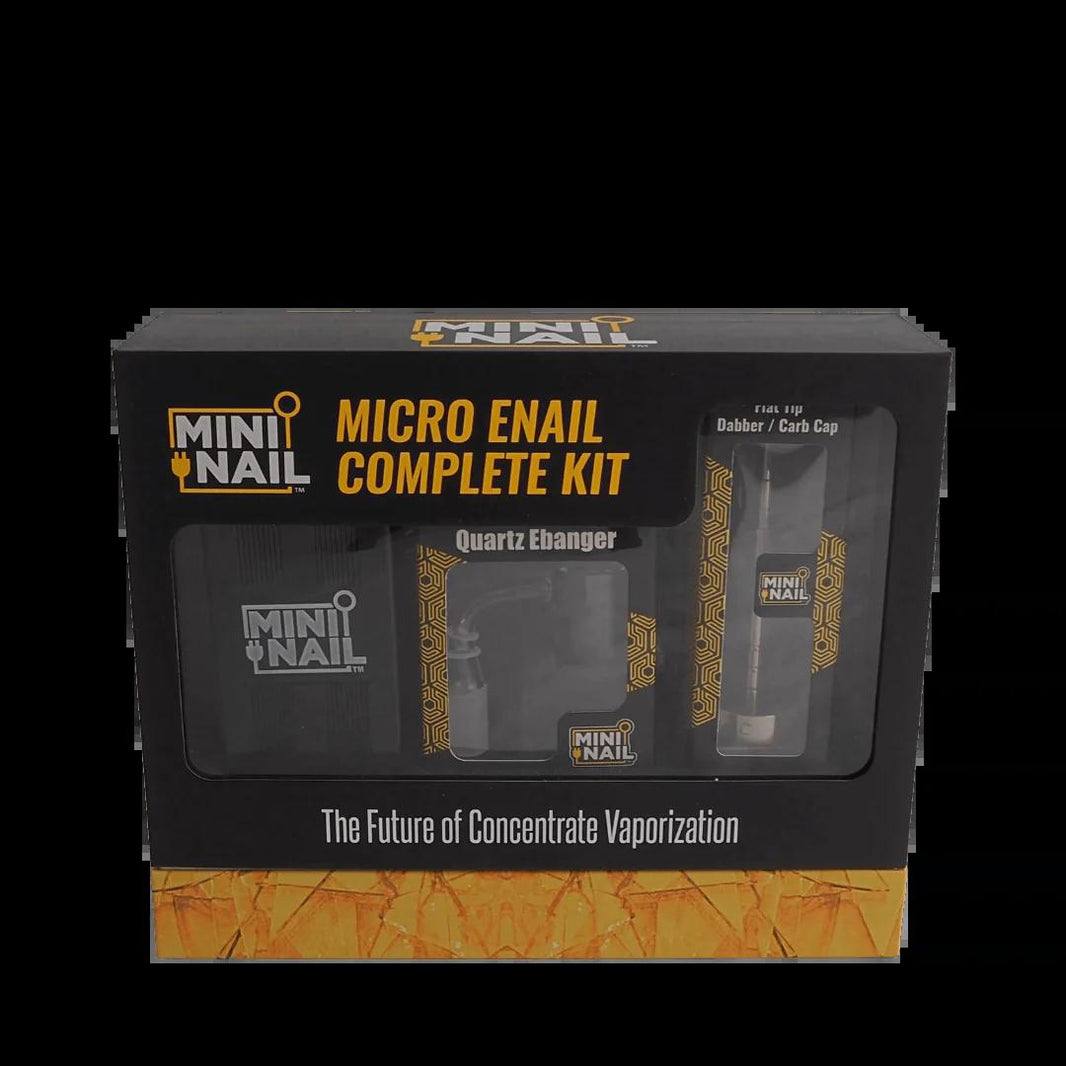 MiniNail Micro Enail Banger Complete Kit - Quartz E-Nail and accessories for concentrate vaporization.