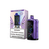 RiA 30K disposable vape in Crazy Berry flavor with bright purple design and warning label on packaging.