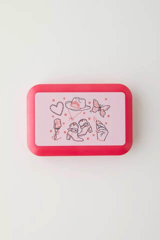 A Shop Of Things Mini Stash Box - Dolly design features charming artwork, perfect for storing tiny essentials.