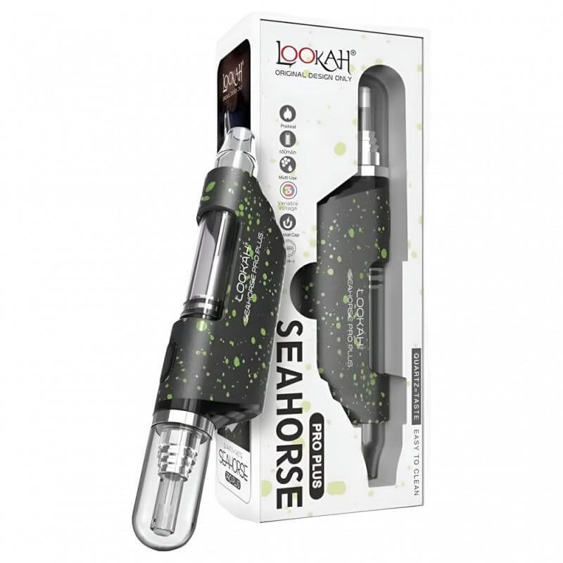 LOOKAH Seahorse Pro Plus electric nectar collector dab pen with packaging design.