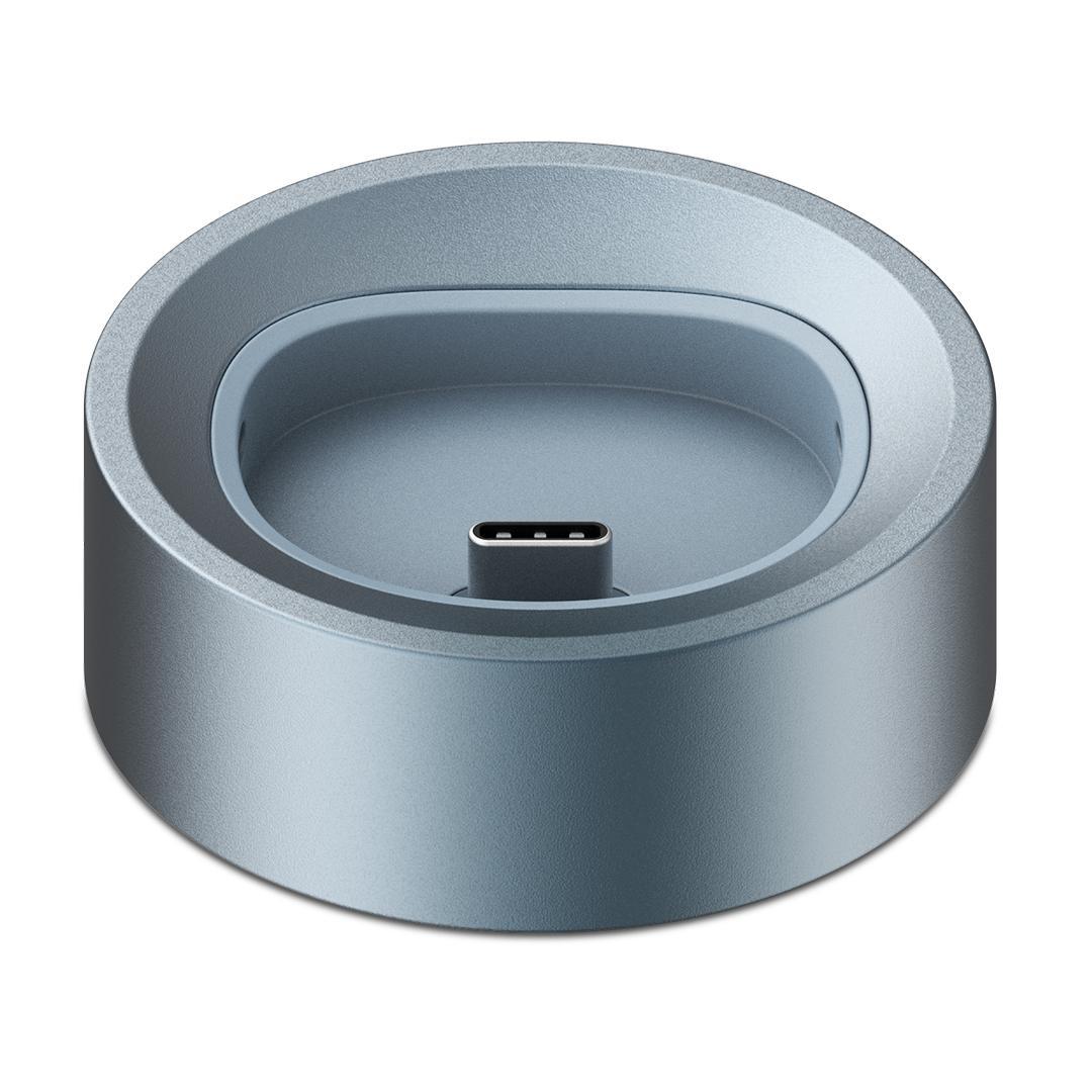 Pax Flow Accessories - Charging Dock ( Coming soon ) in sleek silver design with USB-C connection.