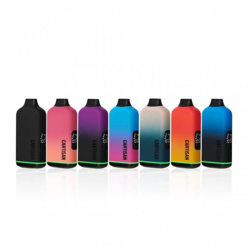 Cartisan Veil Bar Neo 510 Battery collection showcasing vibrant colors and sleek design for optimal vaping performance.