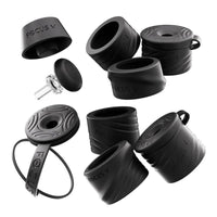 Focus V Carta Swivel and Silicone Accessory Kit includes various silicone components and glass stem.