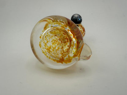 Elbow Tim Glass Dry Pipe - Fume Frit Chillum