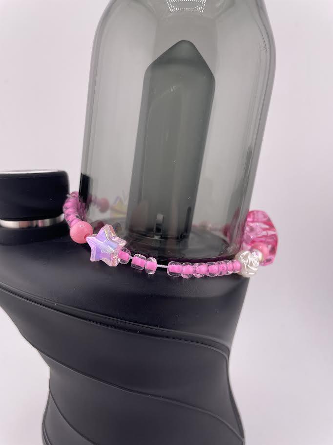 Beep Boop Bop  Puffco / Carta E-Rig Band - Pink Stars