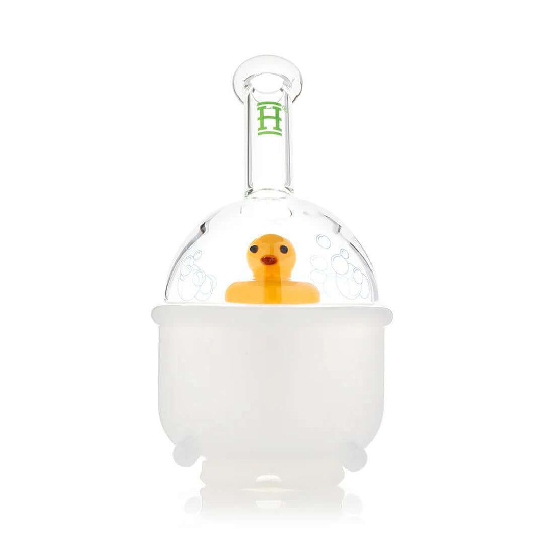 Hemper Ducky Puffco Peak Top attachment with playful duck design and showerhead percolator for smoother hits.