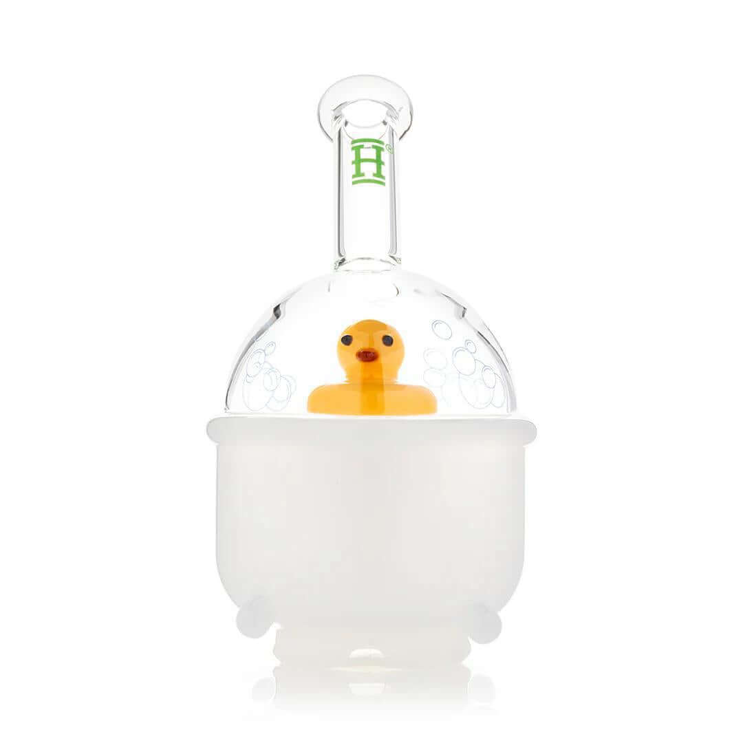 Hemper Ducky Puffco Peak Top attachment with playful duck design and showerhead percolator for smoother hits.