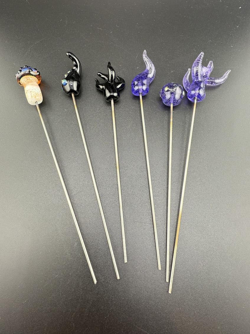 Paulson Pieces Glass Pokers