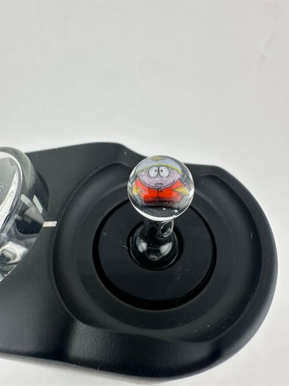 Paulson Pieces Dr. Dabber Switch GO Joystick Carb Cap – Clear with Millie Images