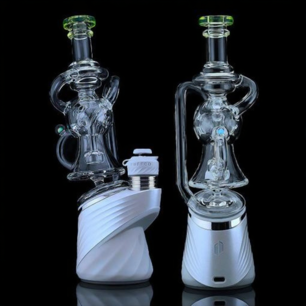 Iridescent Glass Puffco Peak Pro Replacement Glass Attachment - Superior EXO 2.0