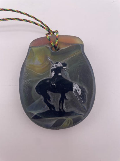 Brando Glass Pendant - Handcrafted Nature & Wildlife Collection