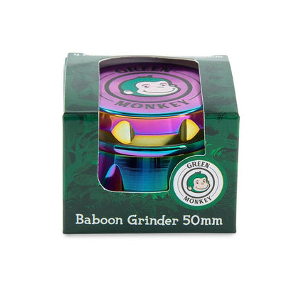 Green Monkey Titanium Baboon Crown Grinder 50mm