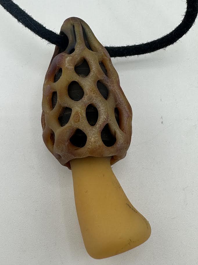 Crondo Glass Pendant - Morel