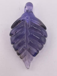 Madelyn Glass Pendant- Small Leaf
