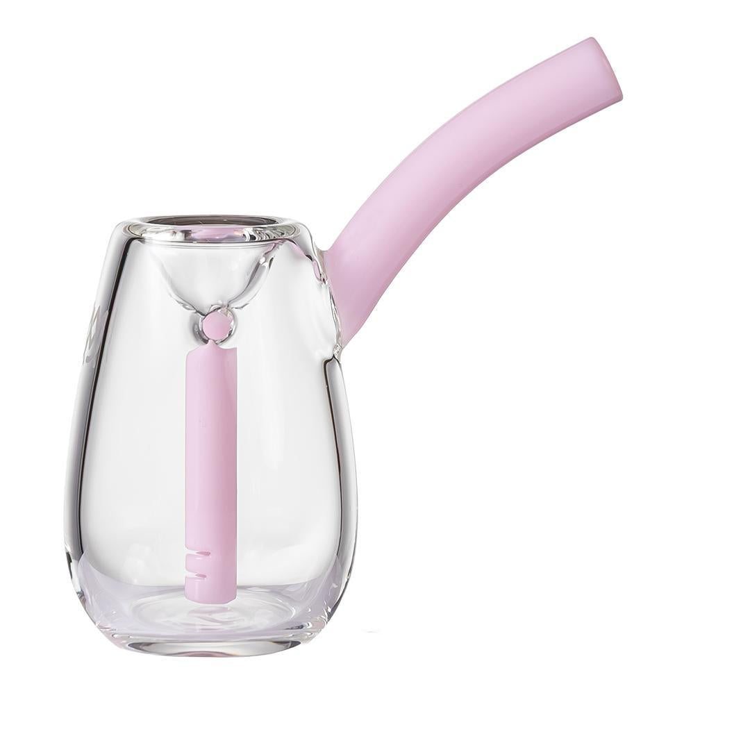 MJ Arsenal Flower Bubbler - Bulb, a durable and portable mini bubbler made of 100% borosilicate glass.