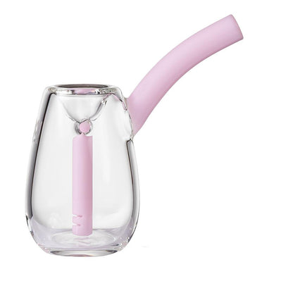 MJ Arsenal Flower Bubbler - Bulb, a durable and portable mini bubbler made of 100% borosilicate glass.