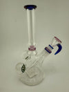 Lylo Glass Color Accent Mini Beaker 10mm, handmade in Spokane, compact and colorful design for concentrates or herbs.