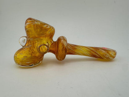Mank Glass Dry Pipe - Full Color Hammer w/ Opal Attachments