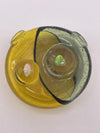 A Train Glass Pendant - Hollow Disk